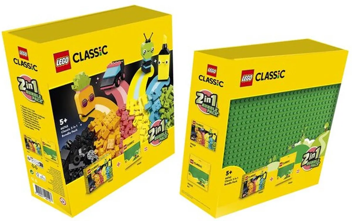 LEGO Classic 2-in-1 Bundle Pack 66745 - 334 Stukken - Meerkleurig