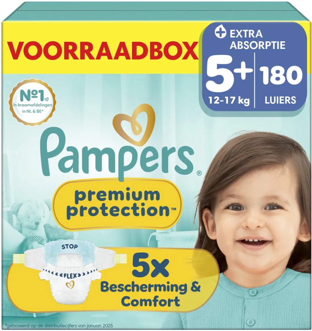 Pampers Premium Protection Maat 5+ Luiers