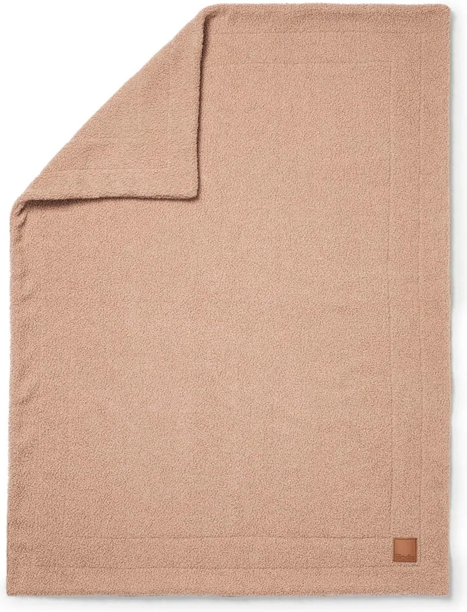 Elodie Pearl Velvet Babydeken 75x100cm - Pink Bouclé