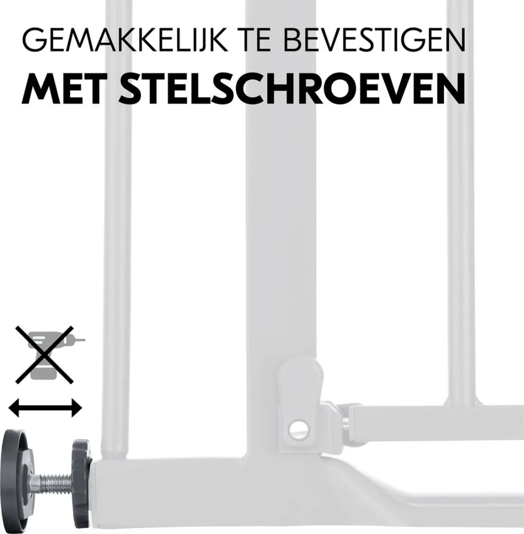 Hauck Clear Step Autoclose 2 Traphekje 75-80cm - Dark Grey