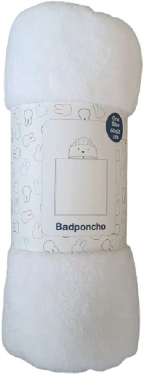 Nijntje Badponcho - 60x60cm - Wit