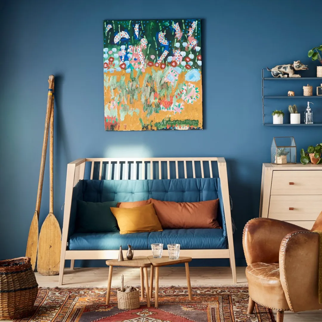 Leander Linea Babybed - Oak