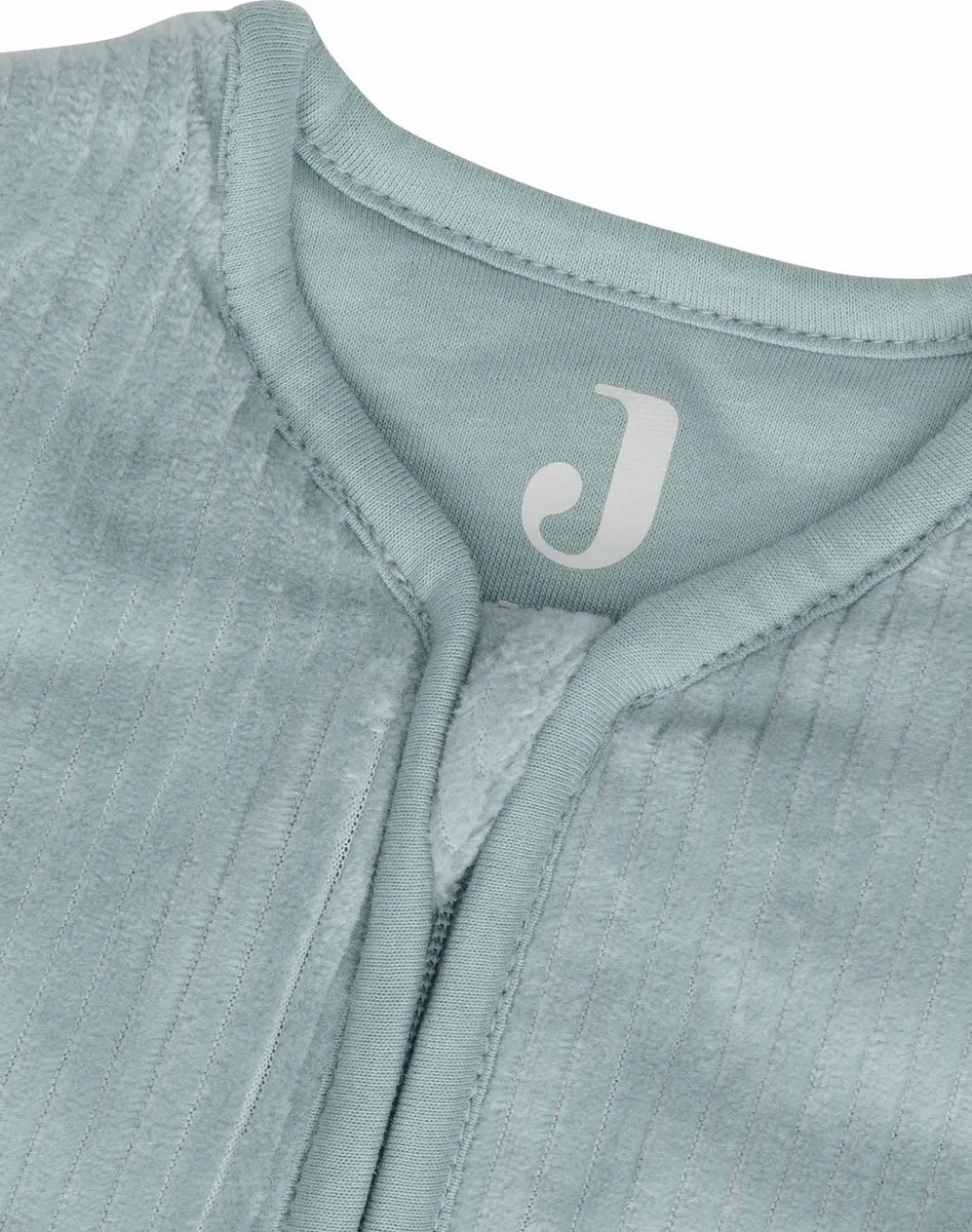 Jollein Baby Slaapzak Winter 110cm Rib Sea Green - Afritsbare mouw