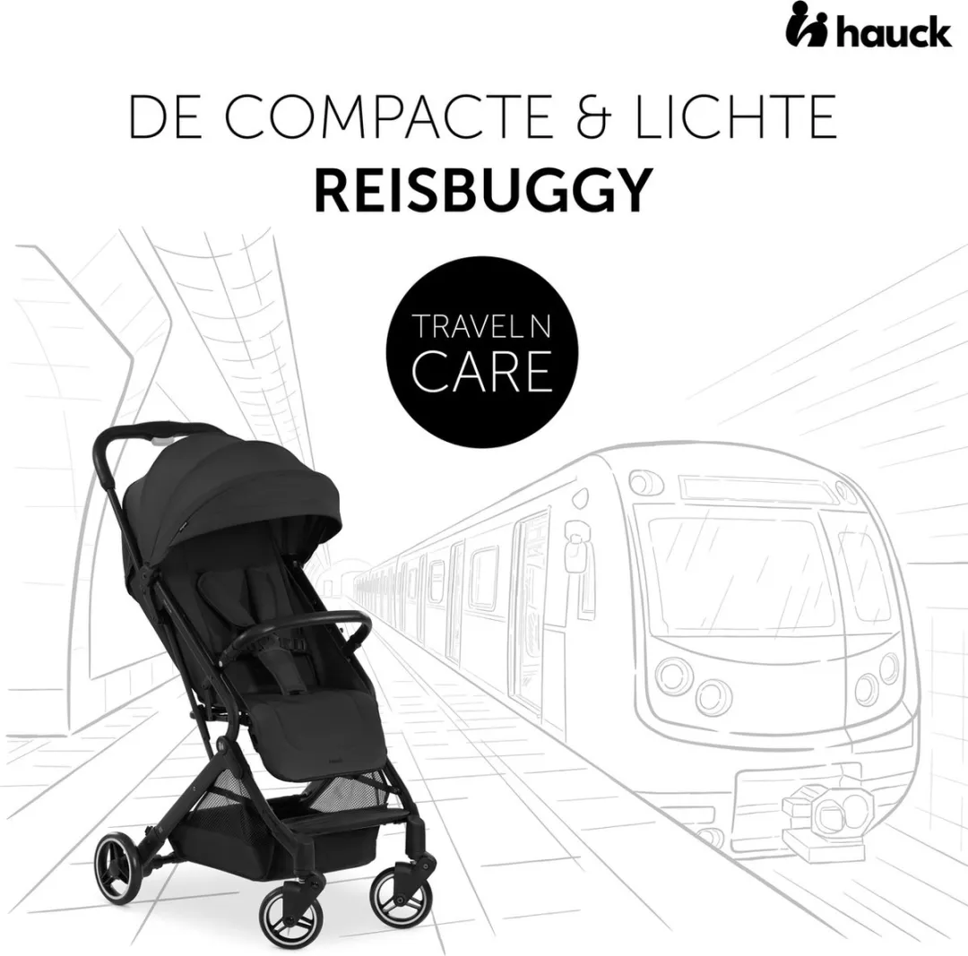 Hauck Travel N Care Buggy - Zwart - afbeelding 4 van 6
