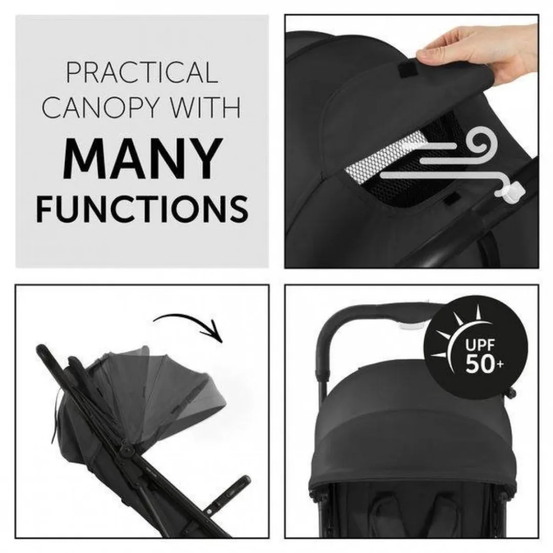 Hauck Travel N Care Buggy - Zwart - afbeelding 5 van 6