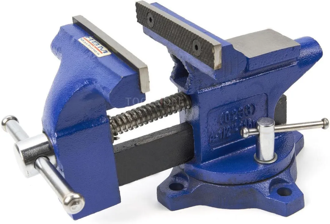 HBM 115mm Bankschroef met Pijpklem