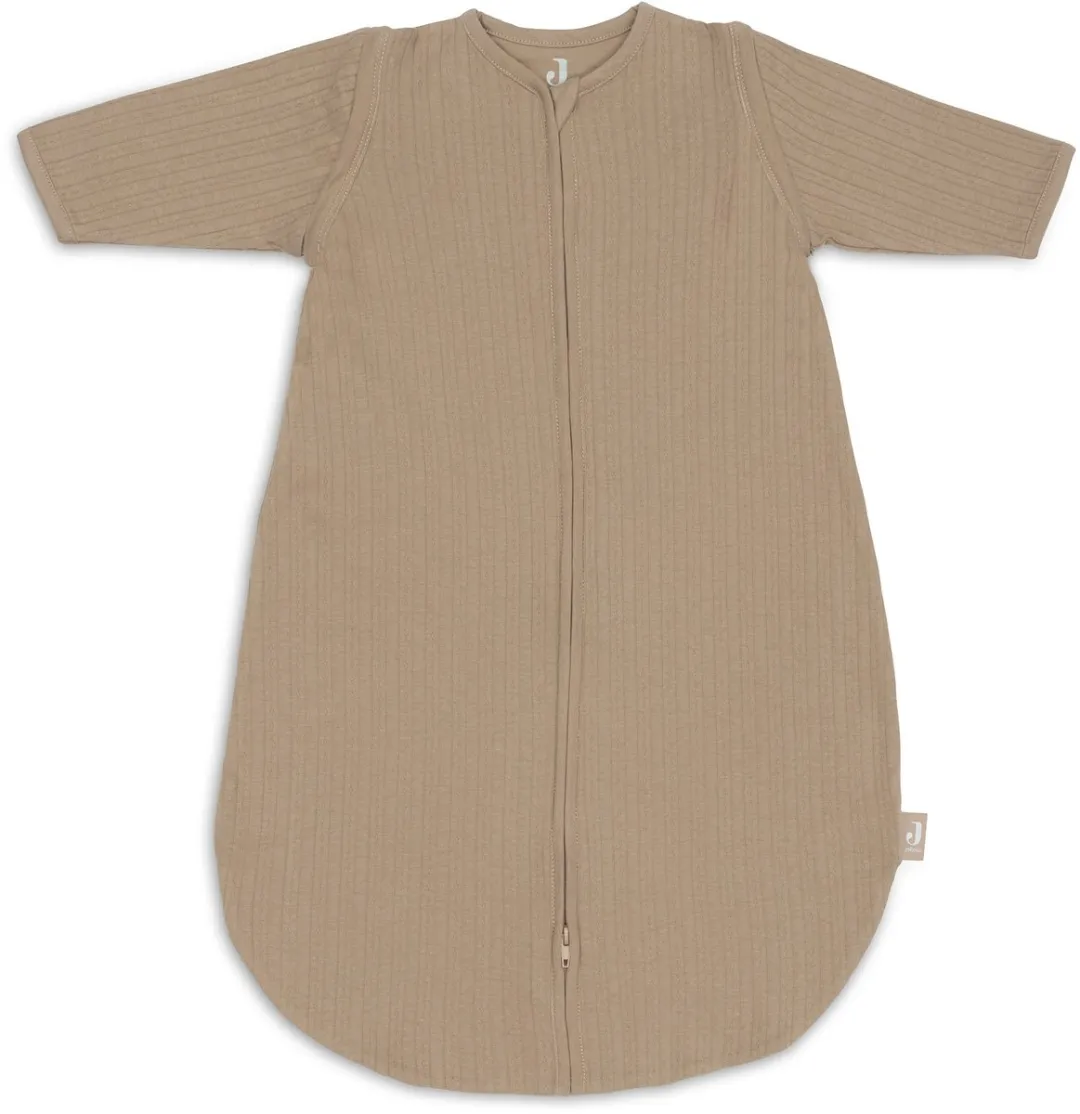 Jollein Baby Slaapzak Zomer Afritsbare Mouw 90cm - Ajour Biscuit