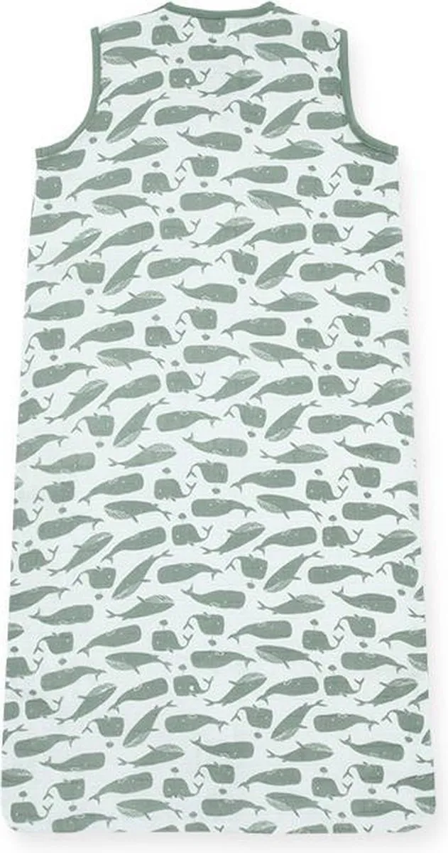 Jollein Zomerslaapzak Baby Hydrofiel 70cm Whales - Ash Green