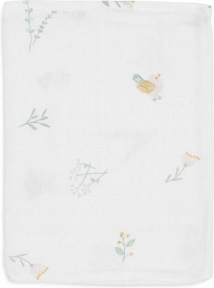 Jollein Baby Hydrofiel Washand Lovely Birds - 3 Stuks
