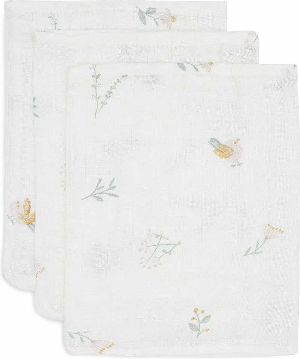 Jollein Baby Hydrofiel Washand Lovely Birds