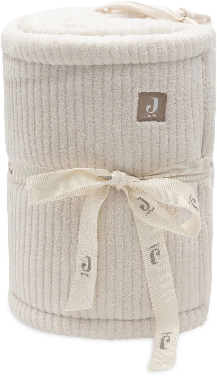 Jollein Baby Bedbumper Ledikant 180x30cm - Oatmeal