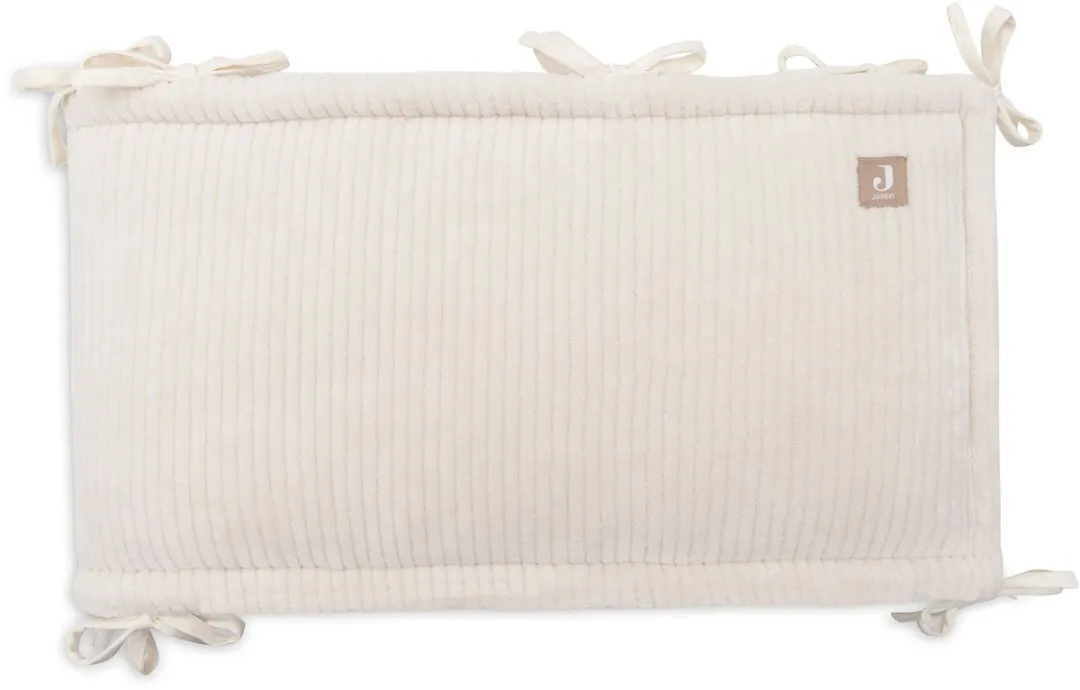 Jollein Baby Bedbumper Ledikant 180x30cm - Oatmeal