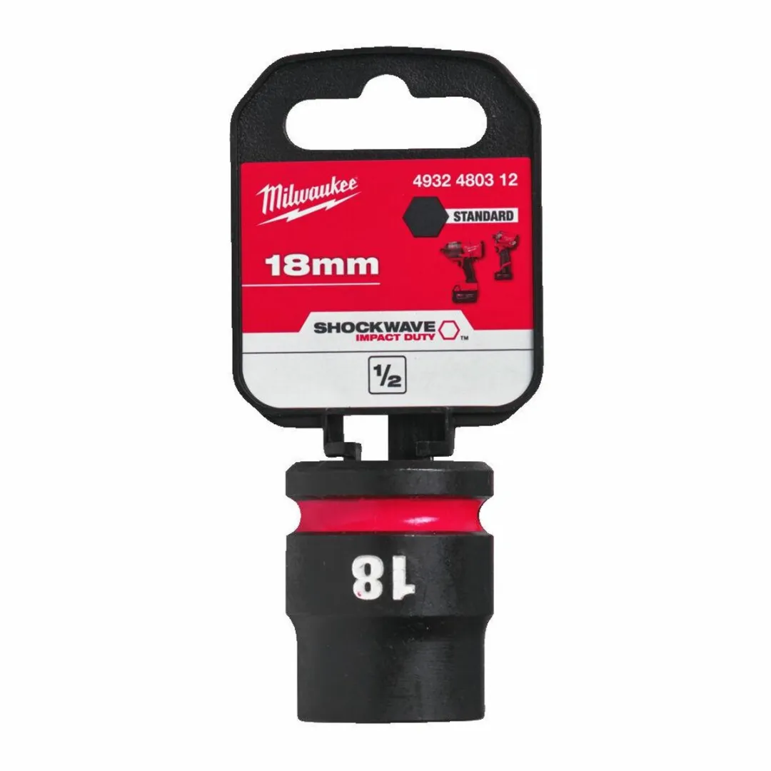 Milwaukee SHOCKWAVE Impact Duty Slagmoersleutel 18mm - afbeelding 2 van 2