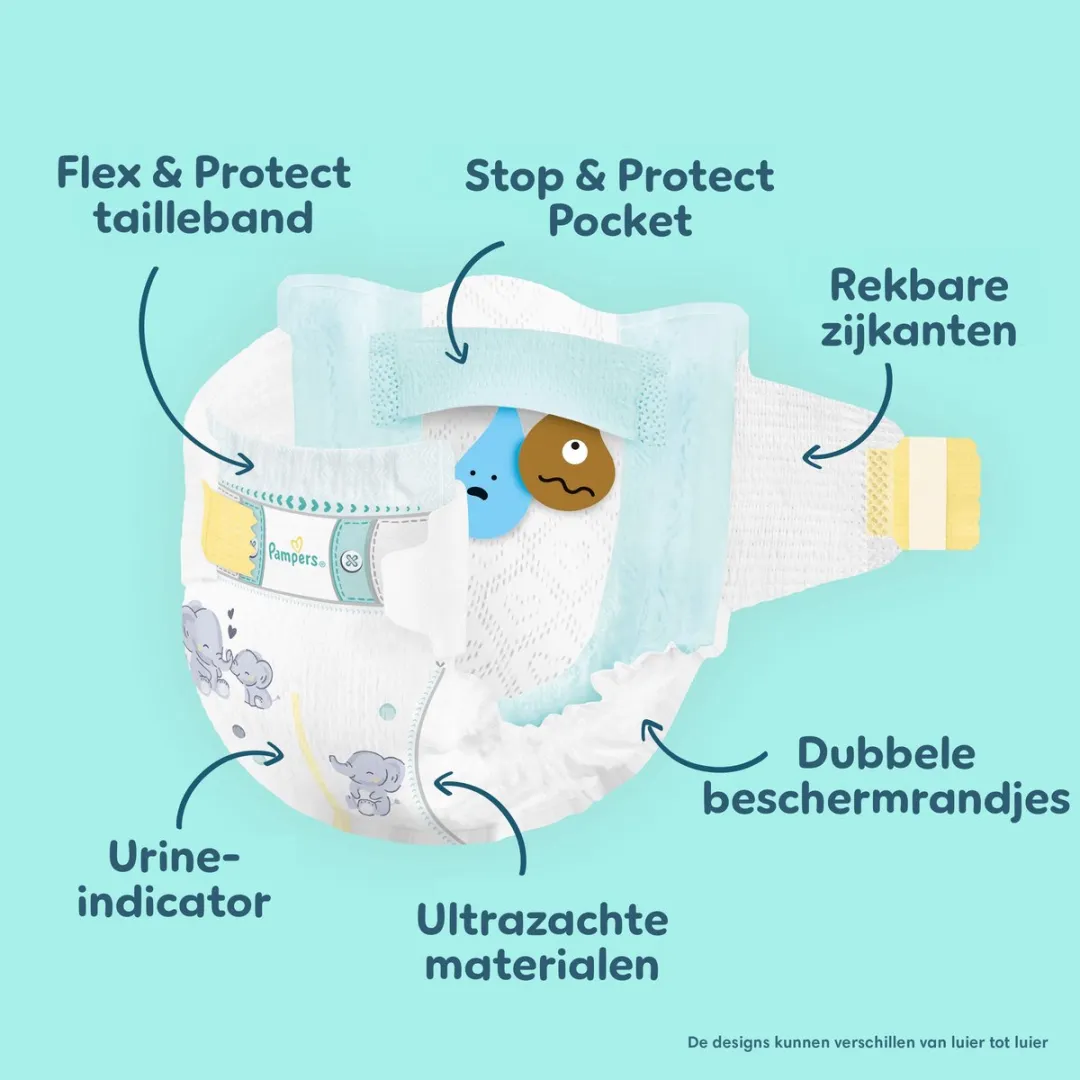 Pampers Premium Protection Maat 5+ Luiers - 148 Stuks