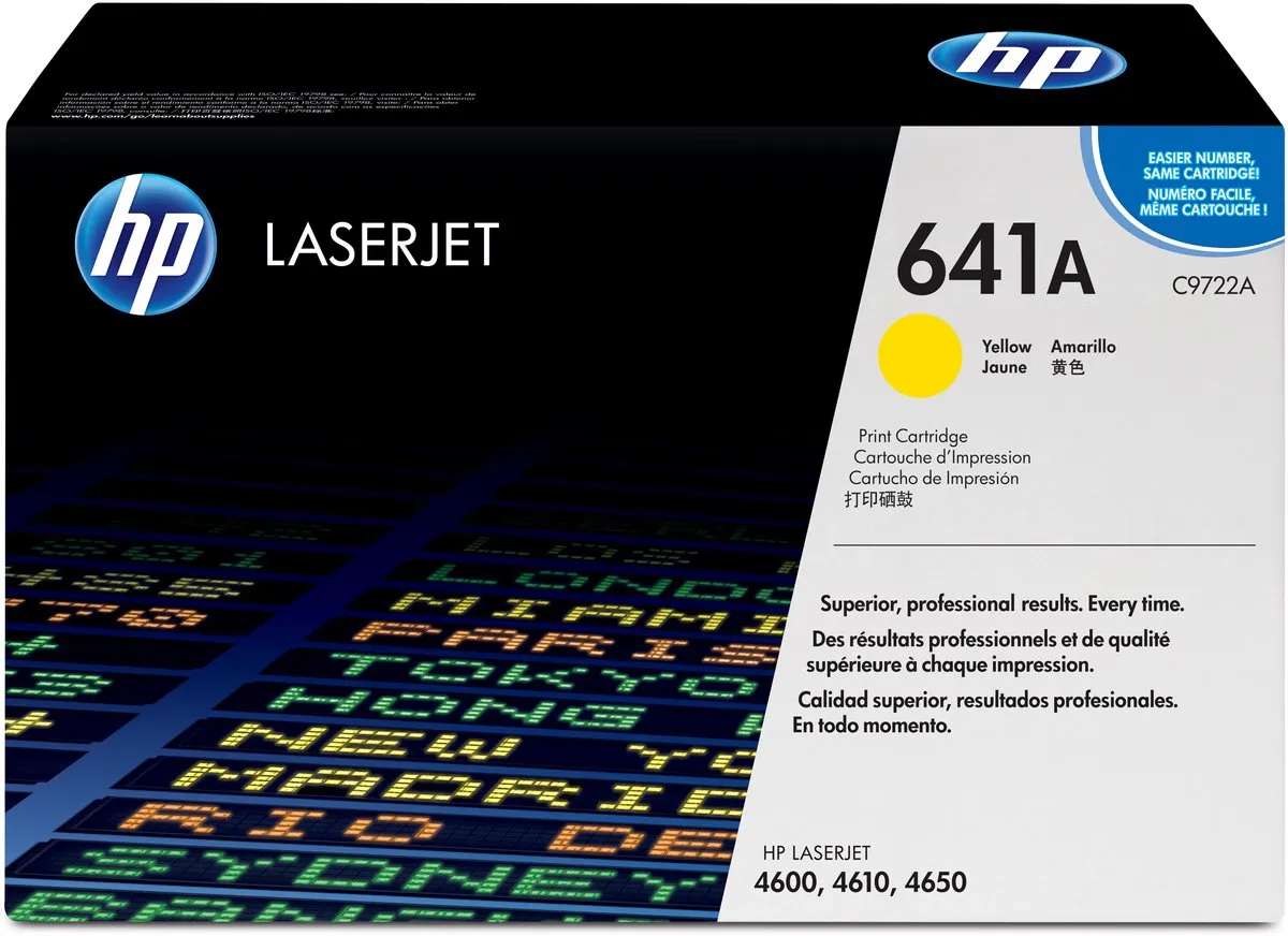 HP 641A Geel Tonercartridge - 8000 Pagina's