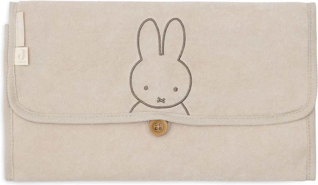 Jollein x Nijntje Verschoningsmat Badstof Miffy - Nougat
