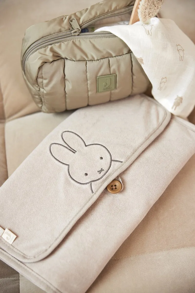 Jollein x Nijntje Verschoningsmat Badstof Miffy - Nougat