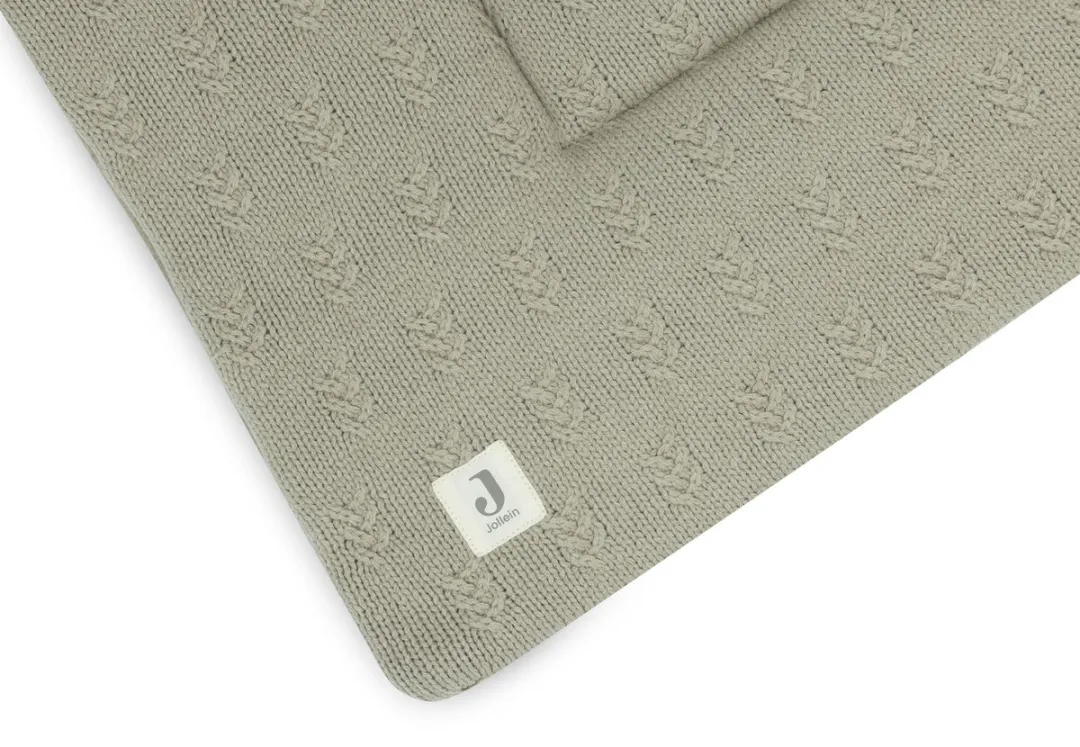 Jollein Boxkleed 75x95cm - Speelkleed Baby - Olive Green