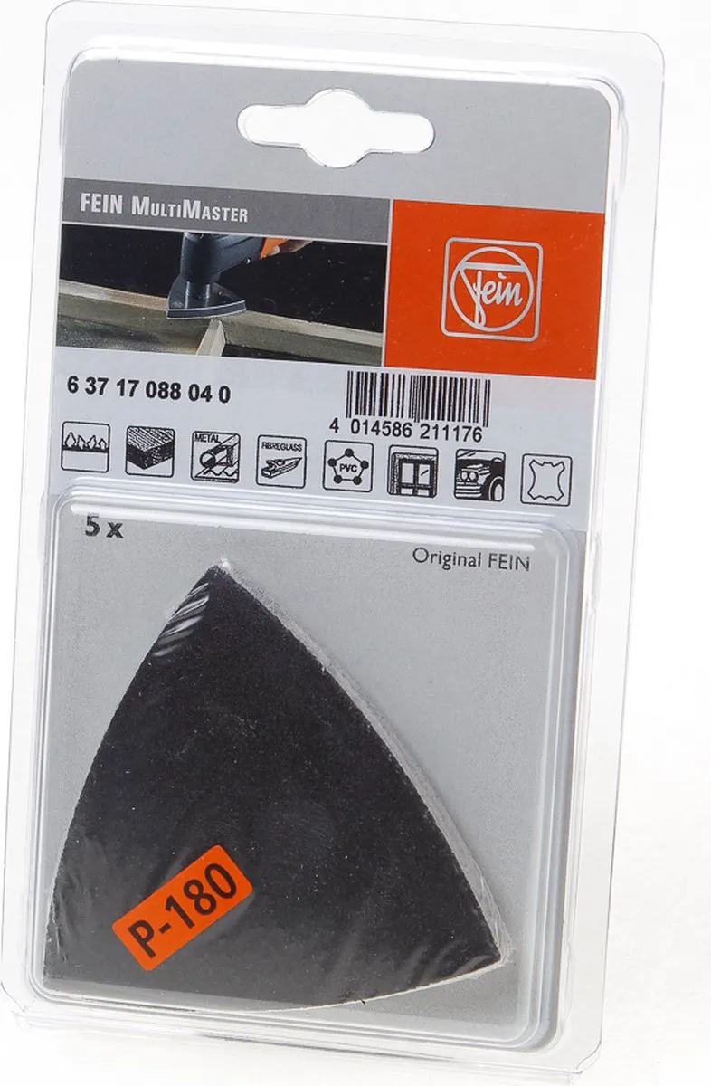 Fein 63717088040 Schuurpapier 180 - 5 Stuks