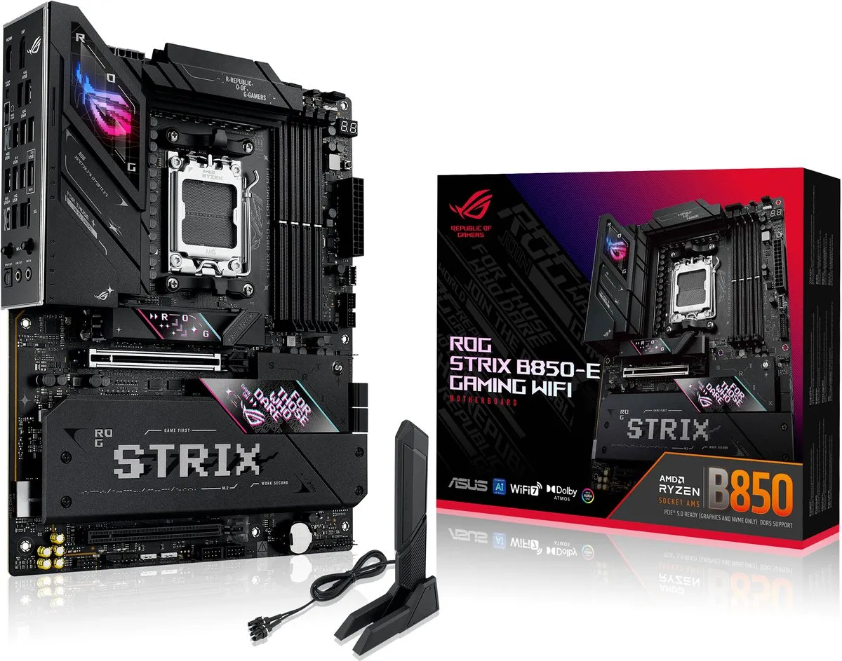 ASUS ROG Strix B850-E Gaming WiFi Moederbord