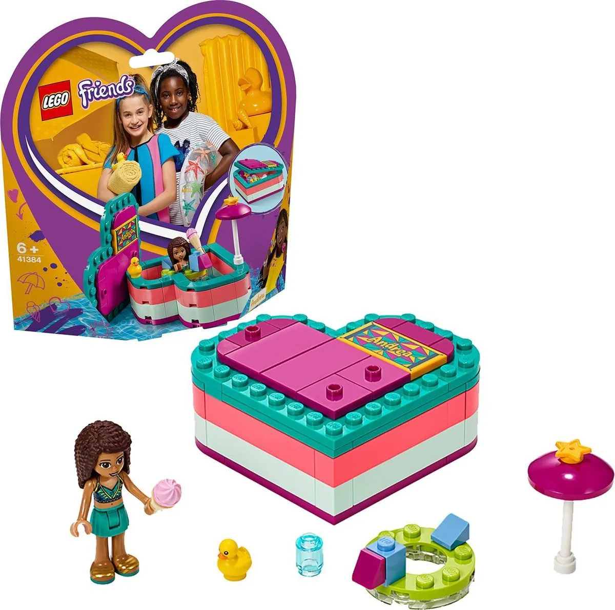 LEGO Friends Andrea Hartvormige Zomerdoos 41384 - 83 Stukken