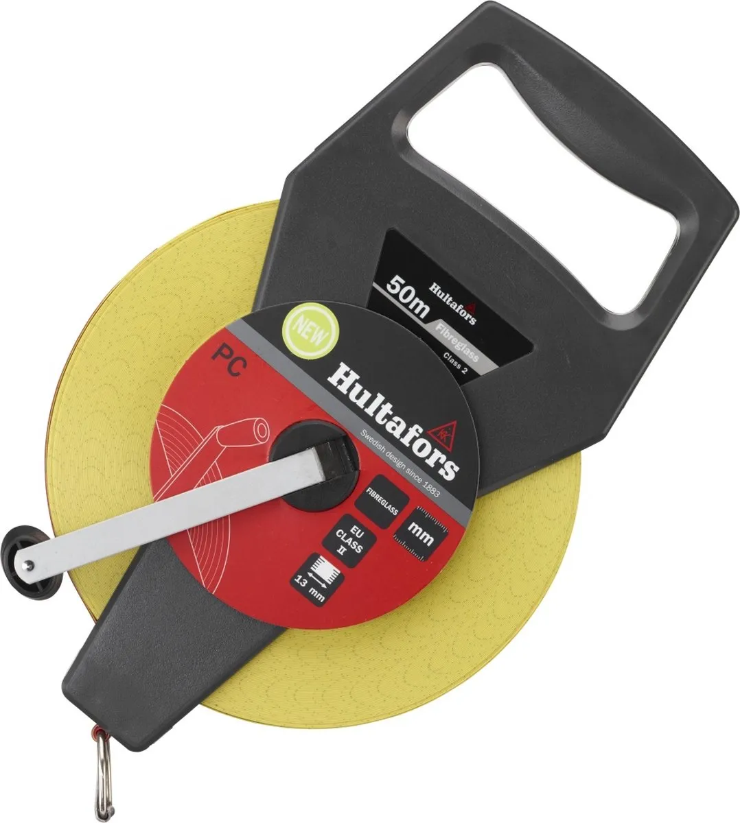 Hultafors PC50m A Landmetermaat Glasvezel 50m - Geel