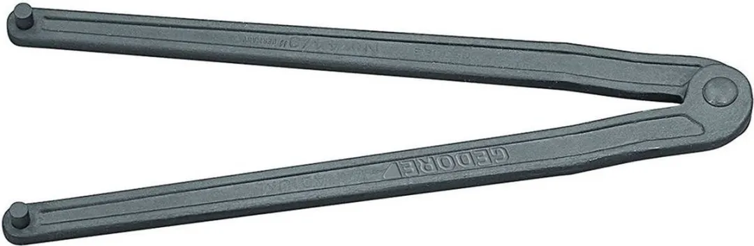 Gedore 6354560 44 4 Tweegatsmoerendraaier 4mm