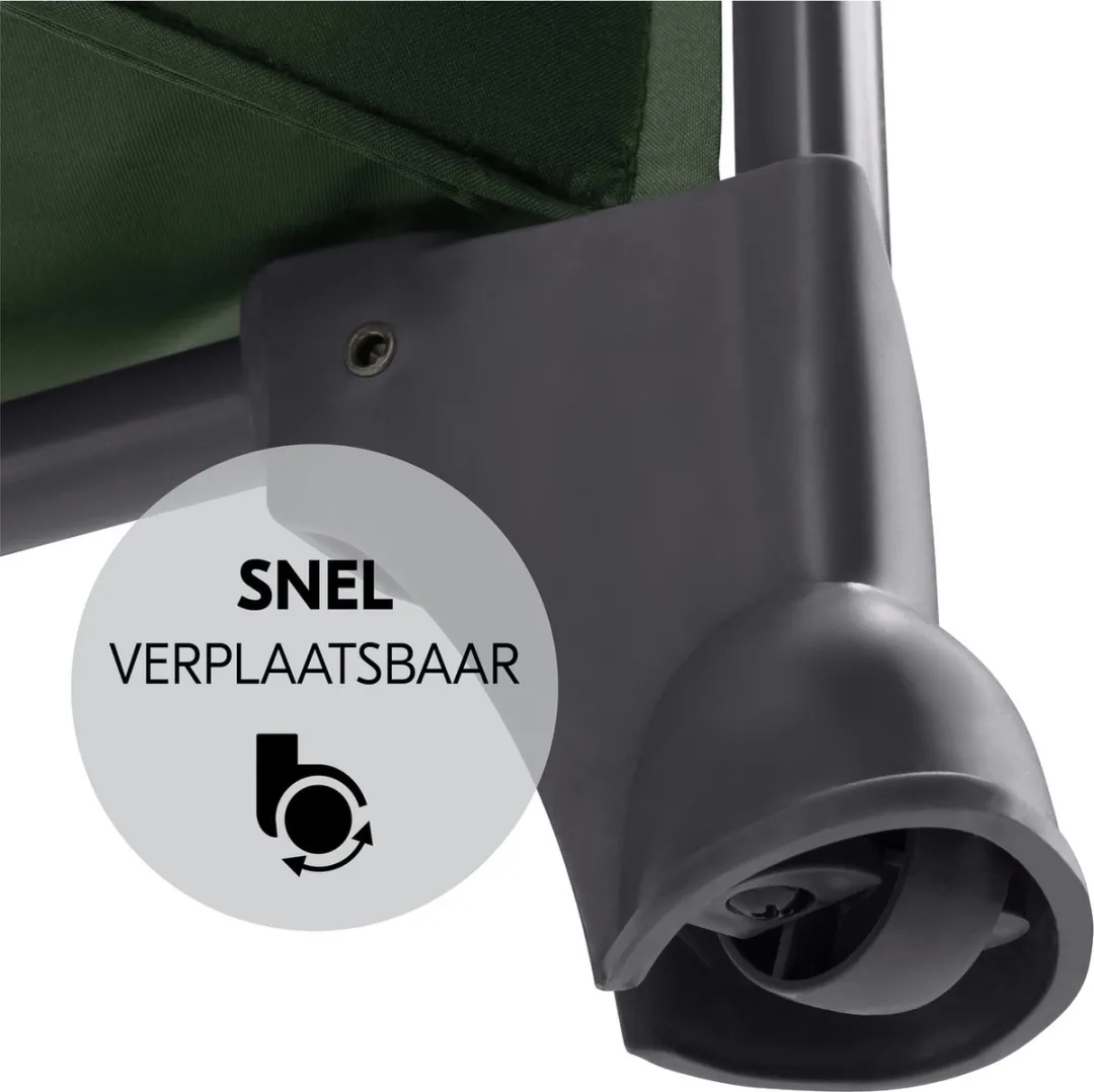 Hauck Play N Relax Center Campingbedje - Dark Green