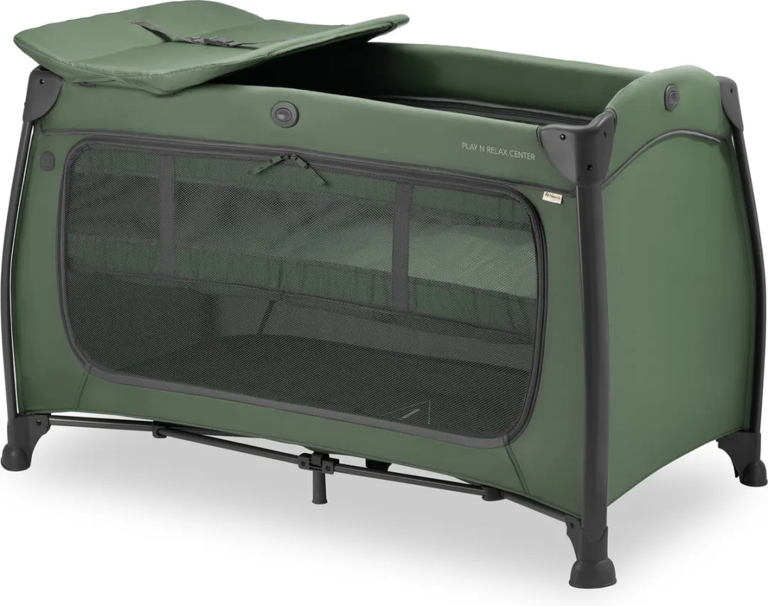 Hauck Play N Relax Center Campingbedje - Dark Green