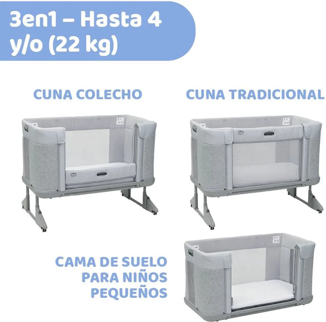 Chicco Forever Next2Me Co-Sleeper Ash Grey