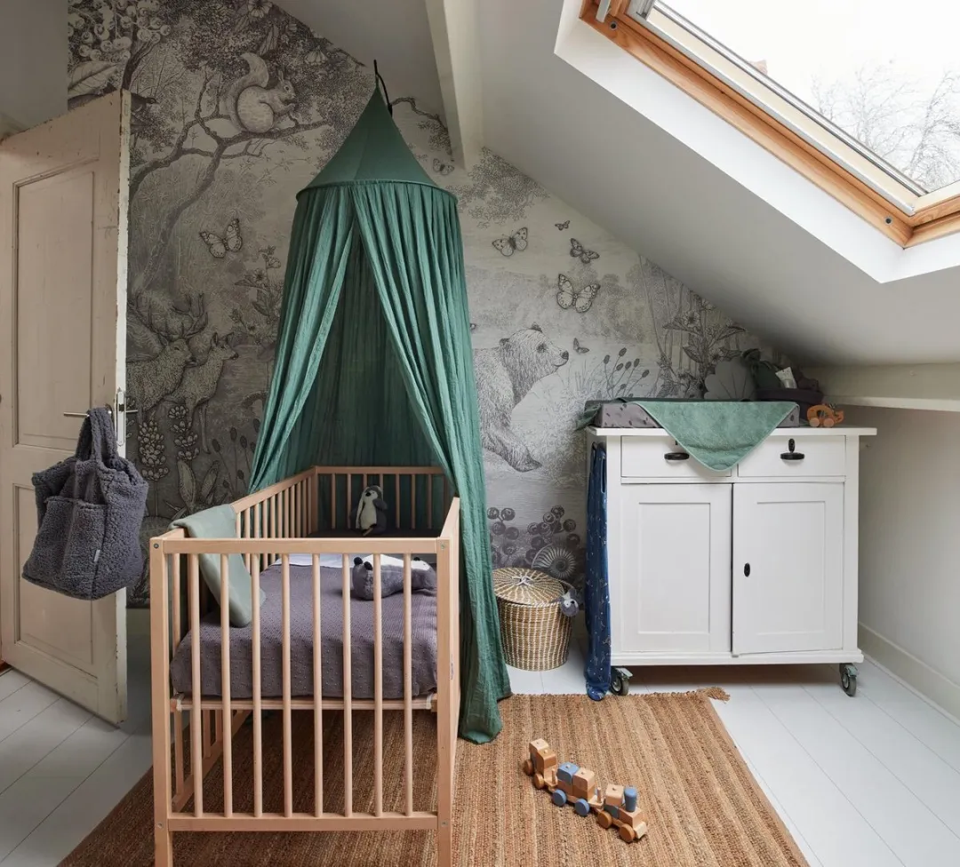 Jollein Klamboe Vintage Ash Green - 55cm