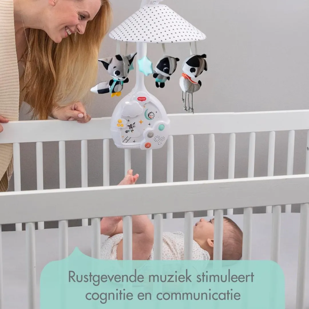 Tiny Love Magical Night Muziekmobiel - Zwart/Wit