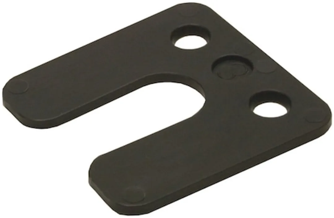 GB Drukplaat Kunststof met Sleuf 70mm - 240 Stuks - Zwart