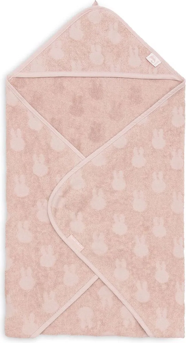 Jollein x Nijntje Badcape Badstof 75x75cm Wild Rose