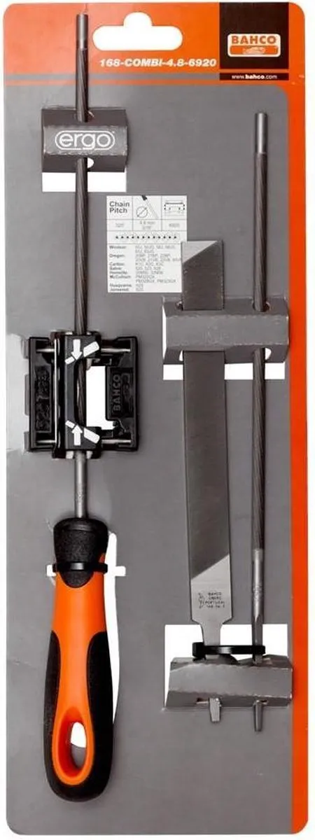 Bahco Combi Kettingzaagvijlenset 200x4mm