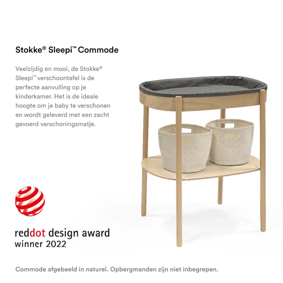 Stokke Sleepi Verschoontafel - Wit - Inclusief kussen