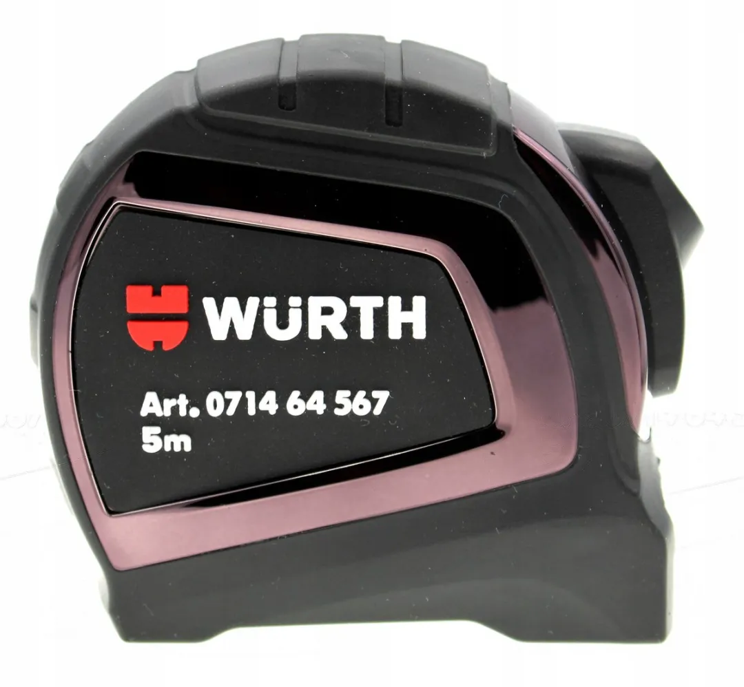 Würth Rolate Rolmaat 3m x 16mm - Geel/Rood/Zwart