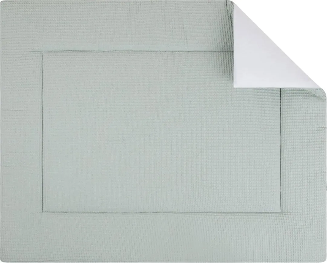 BINK Bedding Boxkleed Wafel Olijf 80x100cm