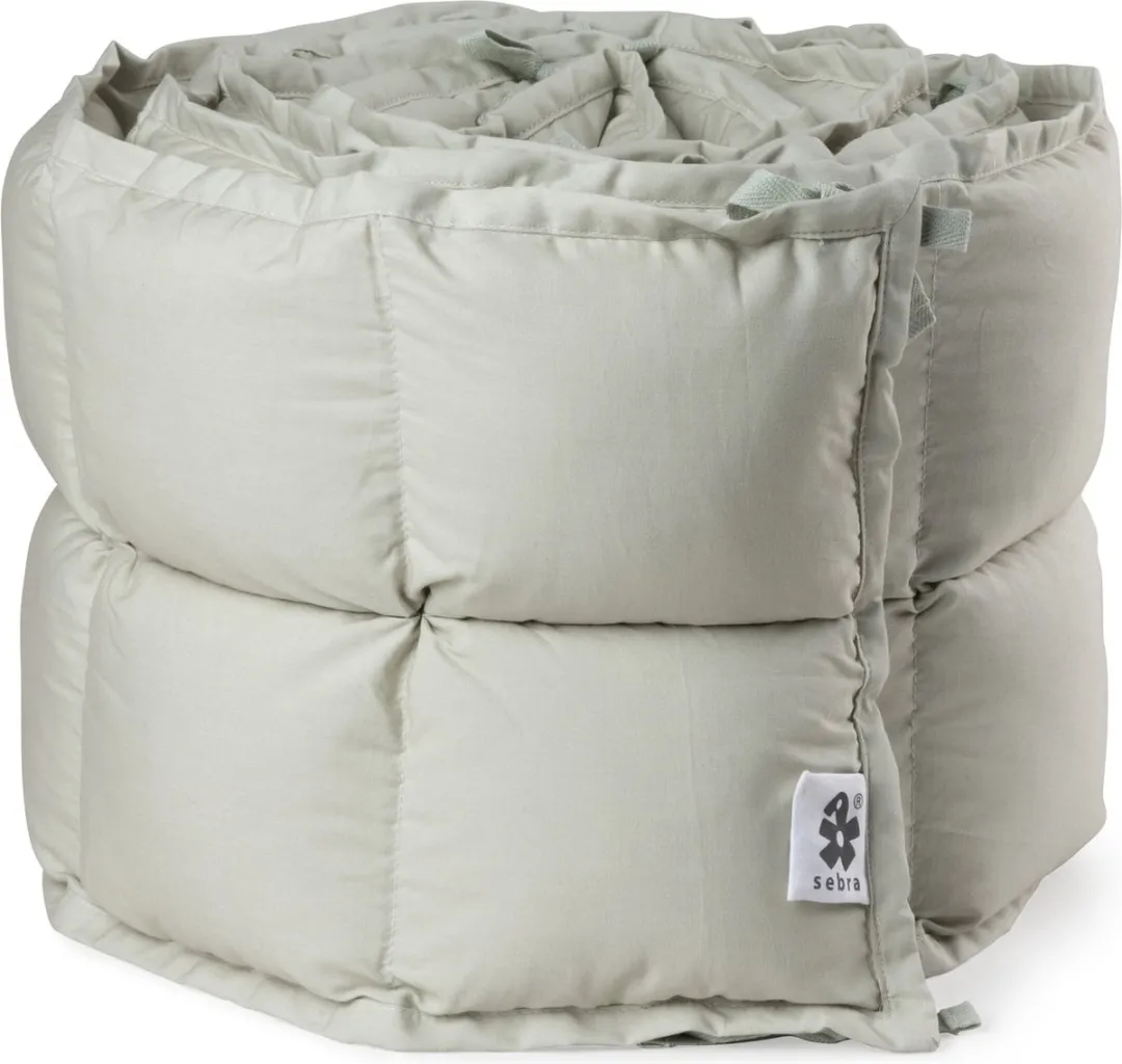 Sebra Bedomrander Kapok Mist Green
