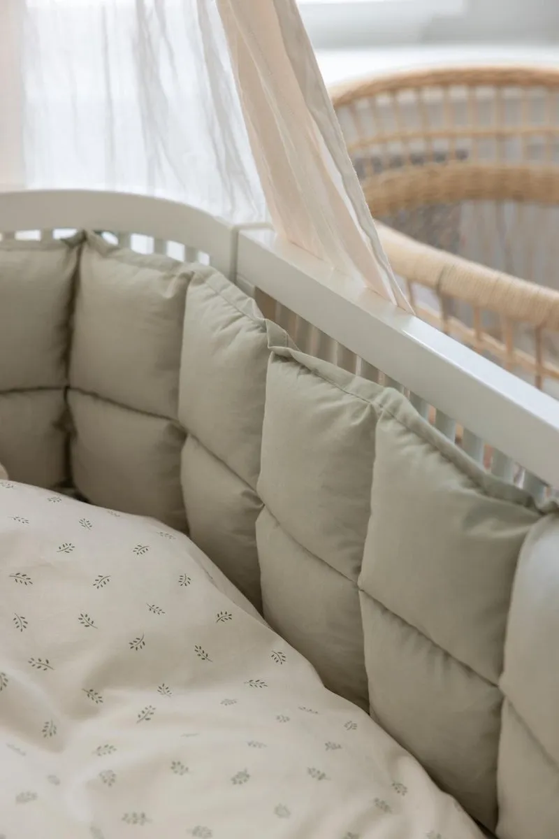 Sebra Bedomrander Kapok Mist Green - 60x120cm - afbeelding 6 van 6