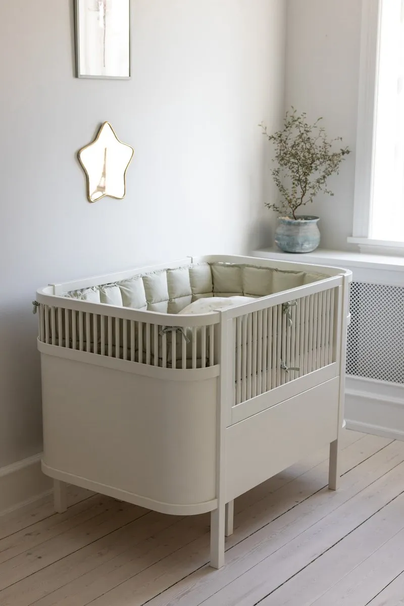Sebra Bedomrander Kapok Mist Green - 60x120cm