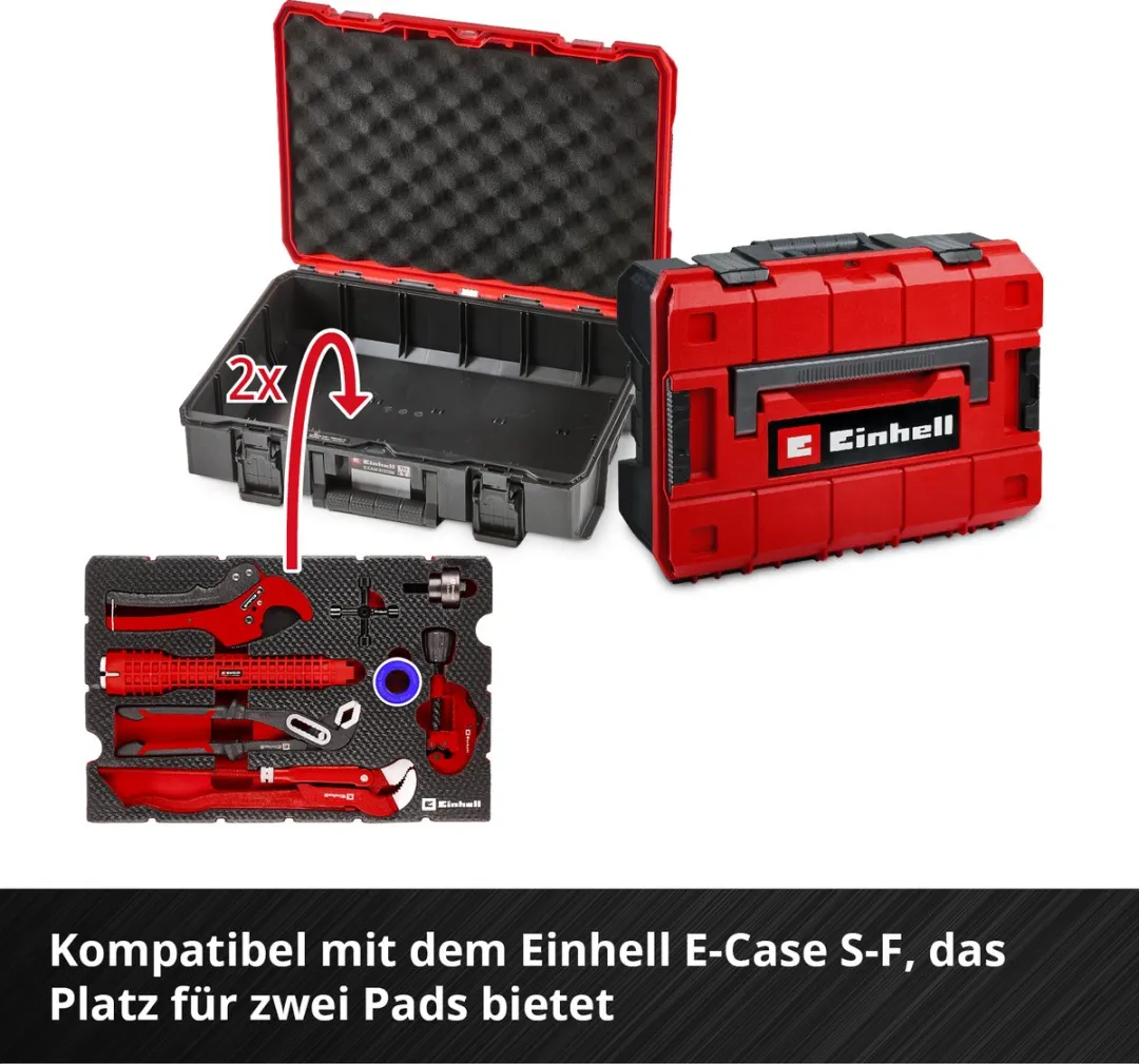 Einhell Sanitaire Installatieset 8-delig - Rood/Zwart