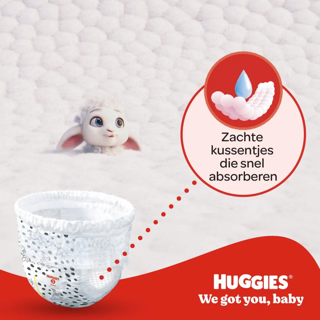Huggies Little Movers Maat 4 Luierbroekjes - 120 Stuks - Disney Designs