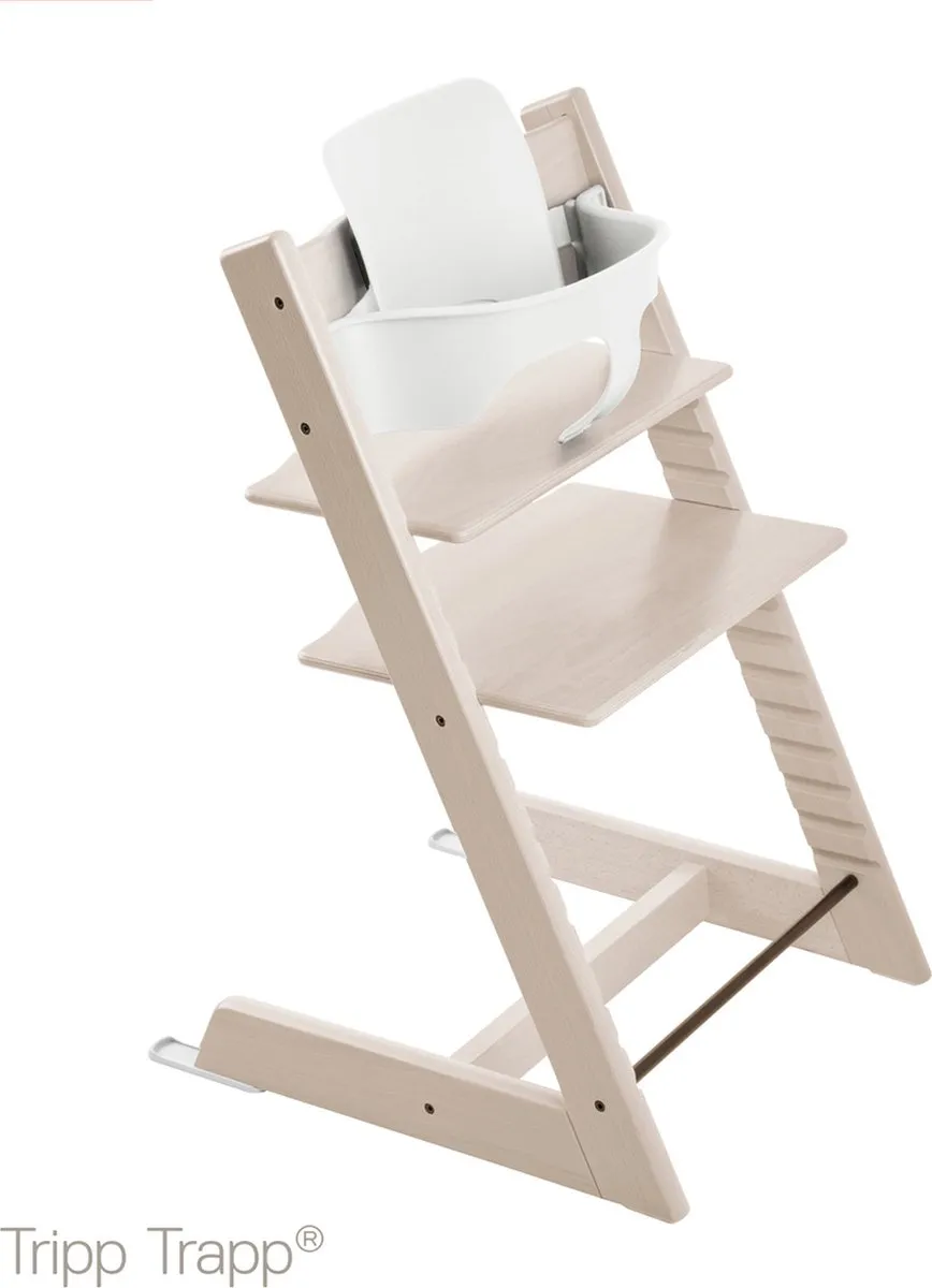Stokke Tripp Trapp Kinderstoel Babyset Wit