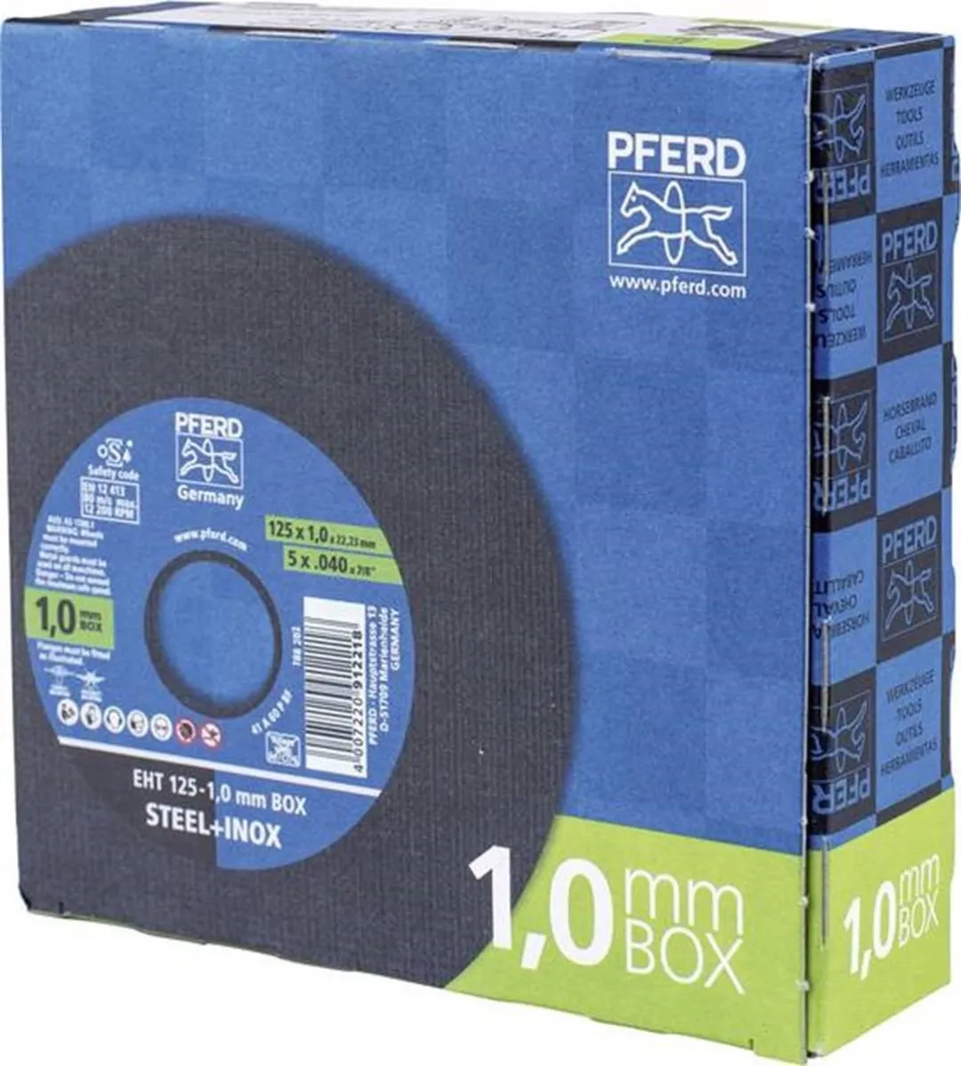 Pferd STEELOX BOX Snijschijf Ø125mm - Metaal - 1 Stuk