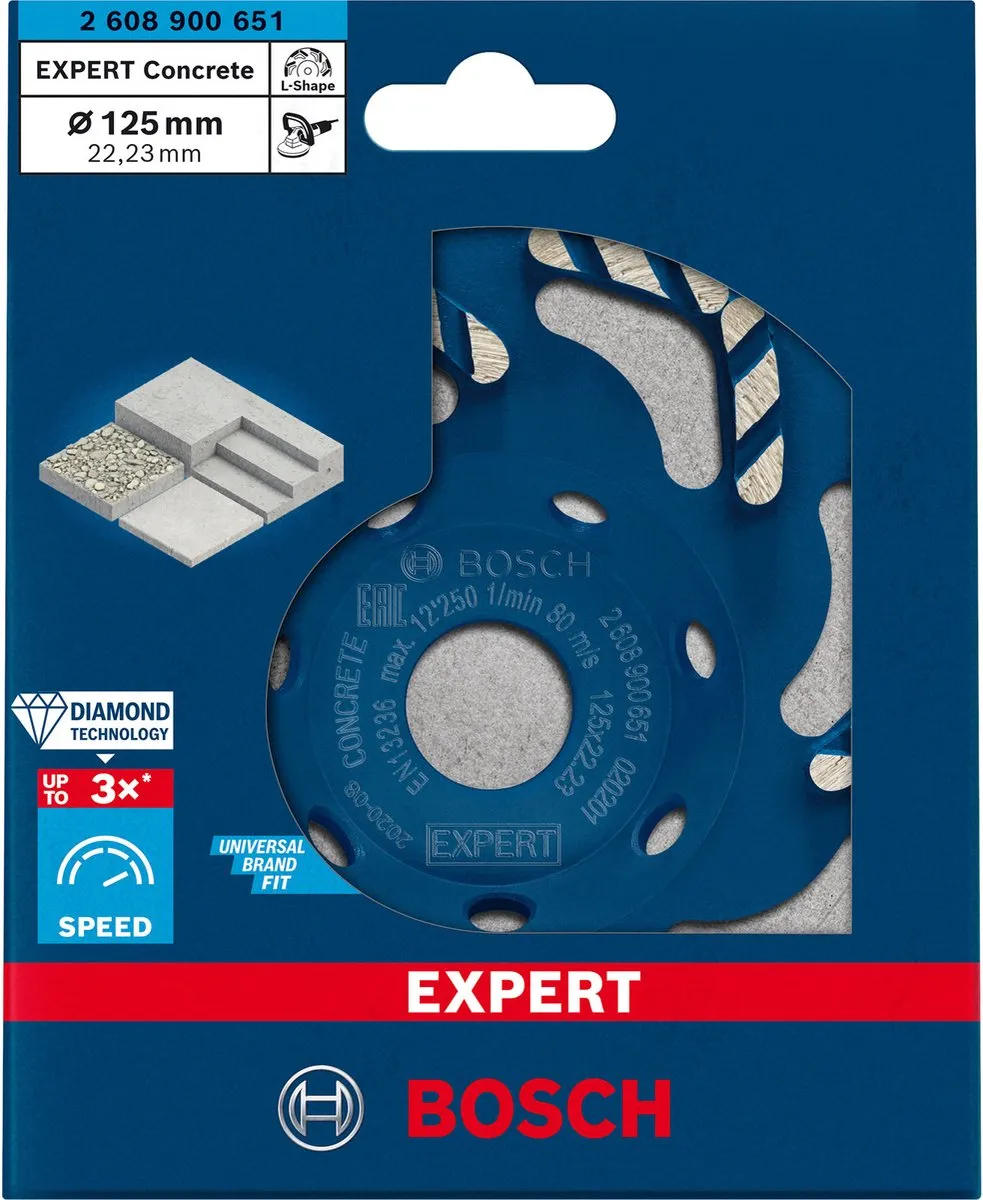 Bosch Professional EXPERT Diamantkomschijf 125mm - Concrete
