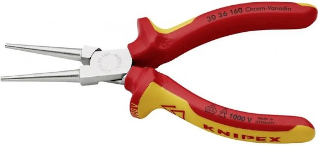 Knipex 30 36 160 Langbektang - Ronde Bek 160mm VDE