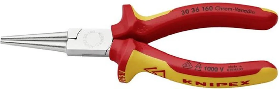 Knipex 30 36 160 Langbektang - Ronde Bek 160mm VDE - afbeelding 6 van 6