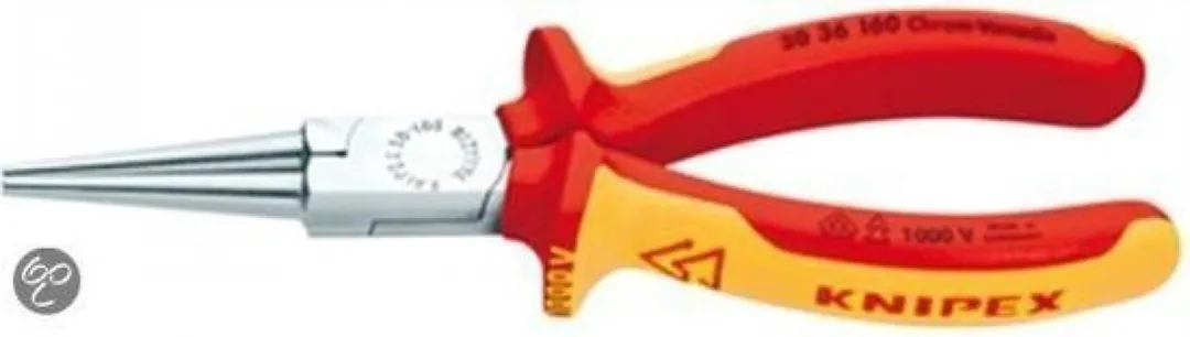 Knipex 30 36 160 Langbektang - Ronde Bek 160mm VDE