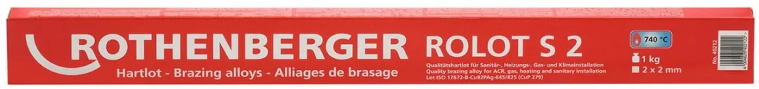 Rothenberger Rolot S2 ISO 17672 Soldeerlegering 2x2x500mm